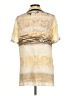 Steilmann Tie-dye Gold Short Sleeve Blouse Size 10 - photo 2