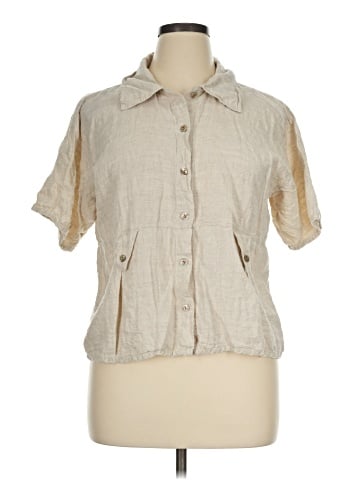 Norm Thompson Short Sleeve Blouse (view 1)