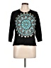 Michael Simon Black Silk Pullover Sweater Size L - photo 1