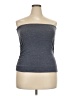 Synergy Solid Gray Tube Top Size 3X - photo 1