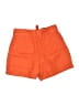 Joie 100% Linen Solid Orange Shorts Size 00 - photo 2