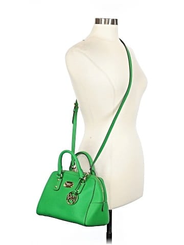 MICHAEL Michael Kors Leather Satchel (view 2)