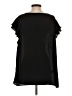 Les Serein 100% Polyester Black Short Sleeve Blouse Size S - photo 2