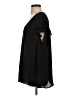 Les Serein 100% Polyester Black Short Sleeve Blouse Size S - photo 5