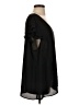 Les Serein 100% Polyester Black Short Sleeve Blouse Size S - photo 4