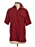 Apparenza 100% Polyester Burgundy Short Sleeve Blouse Size S - photo 1