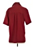 Apparenza 100% Polyester Burgundy Short Sleeve Blouse Size S - photo 2
