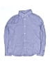 Crewcuts Solid Blue Long Sleeve Button-Down Shirt Size 10 - photo 1