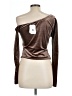 Elodie Brown Long Sleeve Top Size L - photo 2