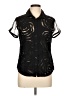 Sharon Young Black Short Sleeve Blouse Size 10 - photo 1