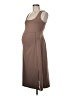 Ingrid + Isabel Solid Brown Casual Dress Size Med Maternity (2) - photo 1