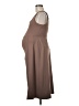 Ingrid + Isabel Solid Brown Casual Dress Size Med Maternity (2) - photo 5
