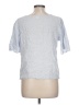 Gap Blue Silver 3/4 Sleeve Blouse Size L - photo 2