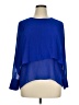 Belle + Sky Blue Long Sleeve Blouse Size XL - photo 1