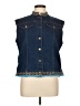 Assorted Brands 100% Cotton Blue Denim Vest Size L - photo 1