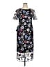 JS Collections 100% Polyester Floral Black Cocktail Dress Size 14 - photo 1