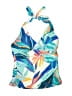 La Blanca Tropical Blue Swimsuit Top Size 6 - photo 1