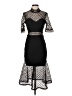 Bardot 100% Polyester Polka Dots Black Cocktail Dress Size XS - photo 1