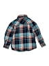 Jumping Beans 100% Cotton Plaid Blue Long Sleeve Button-Down Shirt Size 2T - photo 2