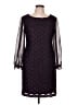 Connected Apparel Purple Cocktail Dress Size 10 (petite) - photo 1
