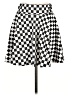 Unbranded Checkered-gingham White Casual Skirt Size L - photo 1