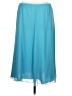 Appleseeds 100% Polyester Solid Teal Formal Skirt Size 6 (petite) - photo 2