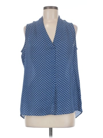 Rose + Olive Sleeveless Blouse (view 1)