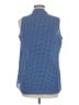 Rose + Olive 100% Polyester Polka Dots Blue Sleeveless Blouse Size M - photo 2