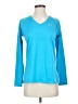 Under Armour 100% Polyester Blue 3/4 Sleeve T-Shirt Size S - photo 1
