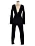 Shein Solid Black Jumpsuit Size 6 - photo 1