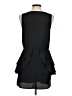 Glam Solid Black Casual Dress Size M - photo 2