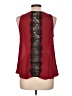 Freebird 100% Polyester Red Sleeveless Blouse Size L - photo 2