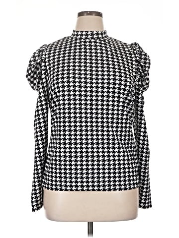 Shein Curve 3/4 Sleeve Blouse (view 1)