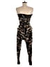 Heart & Hips Camo Black Jumpsuit Size M - photo 2