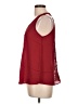 Freebird 100% Polyester Red Sleeveless Blouse Size L - photo 5
