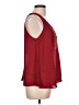 Freebird 100% Polyester Red Sleeveless Blouse Size L - photo 4