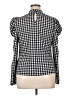 Shein Curve 100% Polyester Houndstooth Black 3/4 Sleeve Blouse Size 16 Plus (2) - photo 2