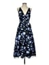 Xscape Floral Blue Cocktail Dress Size 4 - photo 1