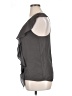Gap Outlet 100% Polyester Gray Sleeveless Blouse Size L - photo 5