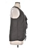 Gap Outlet 100% Polyester Gray Sleeveless Blouse Size L - photo 4