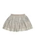 Molo 100% Cotton Metallic Silver Skirt Size 5 - photo 2