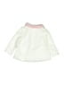 Swiggles 100% Polyester Ivory Long Sleeve Top Size 6-9 mo - photo 2