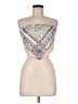 Superdown 100% Polyester Silver Tube Top Size M - photo 1