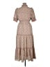 Max Studio Paisley Brown Casual Dress Size XL - photo 2