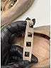 Valentino Garavani Gray Leather Espadrilles Size EU 35 - photo 4