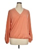 Universal Standard 100% Polyester Orange Long Sleeve Blouse Size 16 (S) - photo 1