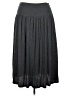 Simlu Solid Gray Casual Skirt Size 3X - photo 2