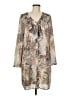 Antonio Melani 100% Polyester Paisley Gray Casual Dress Size 8 - photo 1