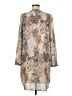 Antonio Melani 100% Polyester Paisley Gray Casual Dress Size 8 - photo 2