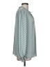 Max Studio 100% Polyester Teal Long Sleeve Blouse Size L - photo 4
